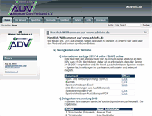 Tablet Screenshot of advinfo.de